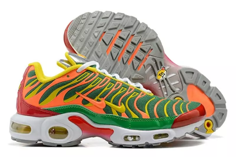 nike air max plus tn supreme x jaune orange vert4